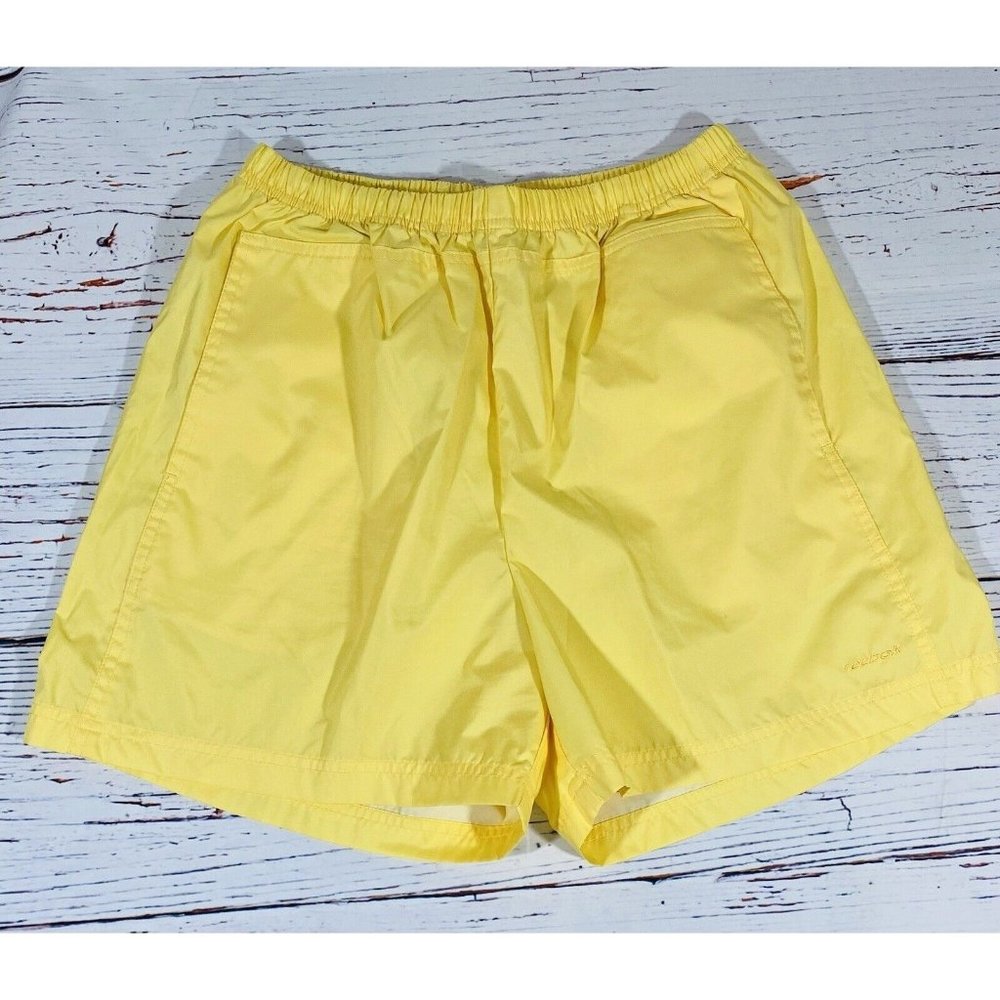 Reebok Athletic Shorts Womens Sz Large Running Volleyball Gym Pockets Drawstring